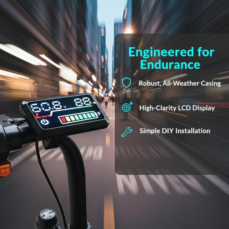 Energy Monitor Meter - Precision Voltage Meter Digital Battery Level