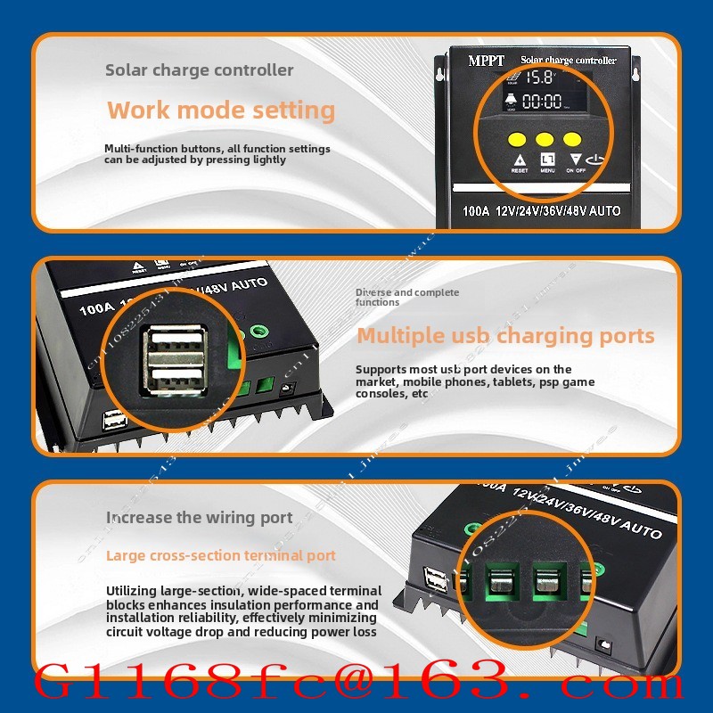 MPPT Solar Controller 60A80A10 - đánh giá và giá Charge Controller Solar