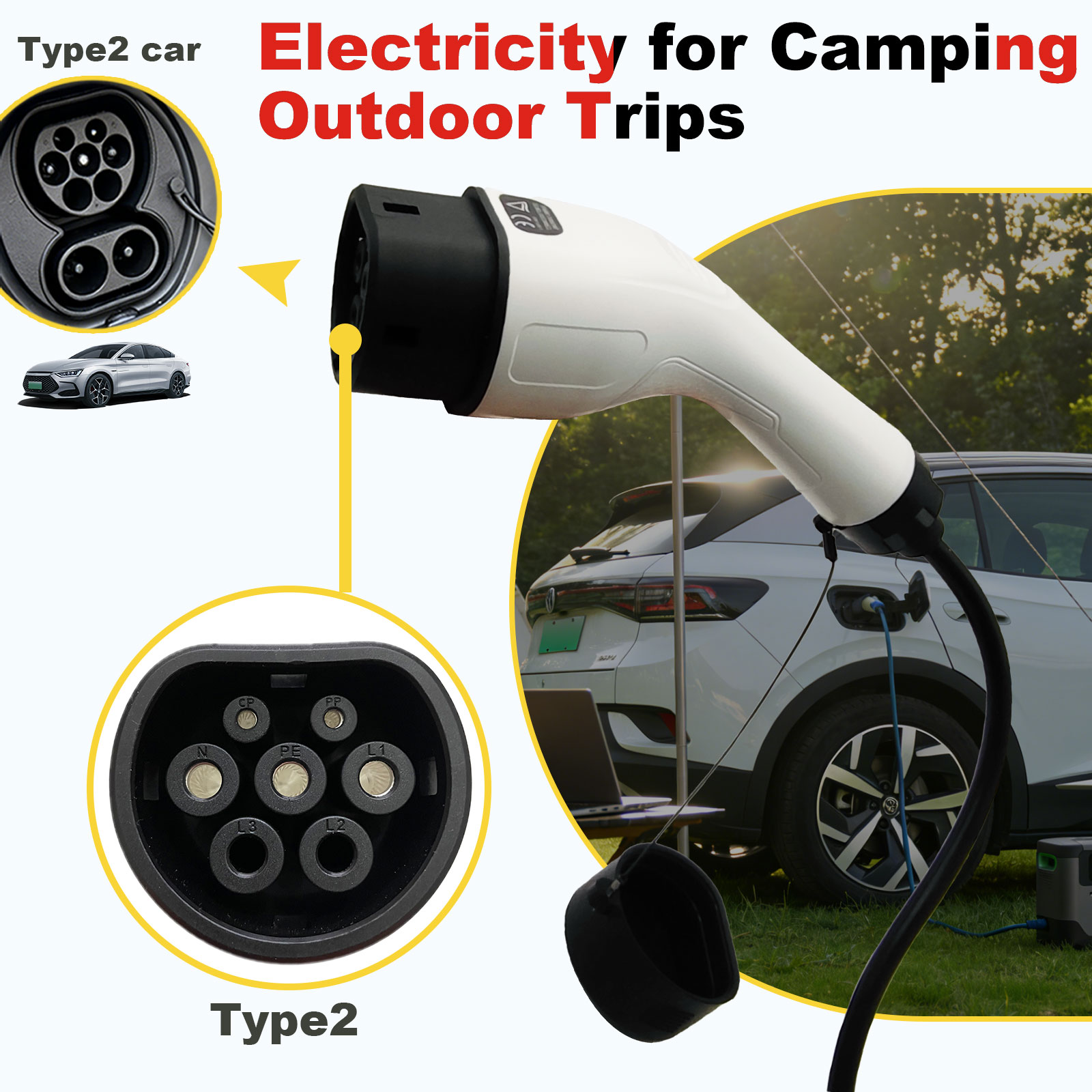 Bộ chuyển đổi xả điện Type2 V2 - đánh giá và giá Outdoor Power Station