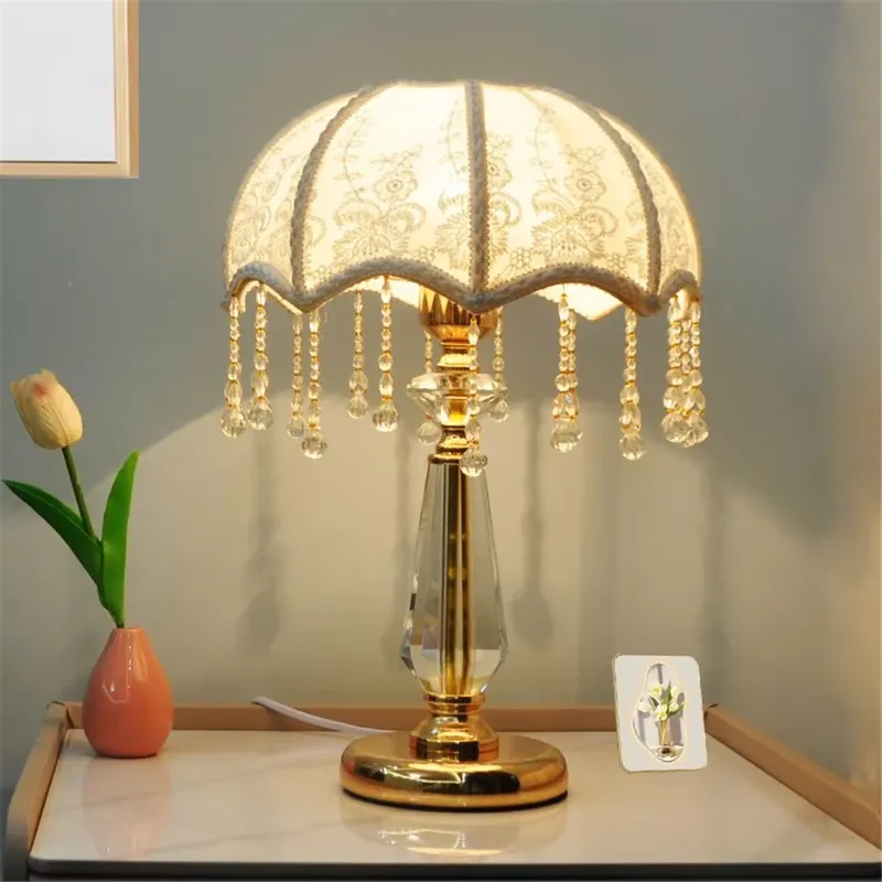 French Creative Crystal Table  - đánh giá và giá Solar Lamp